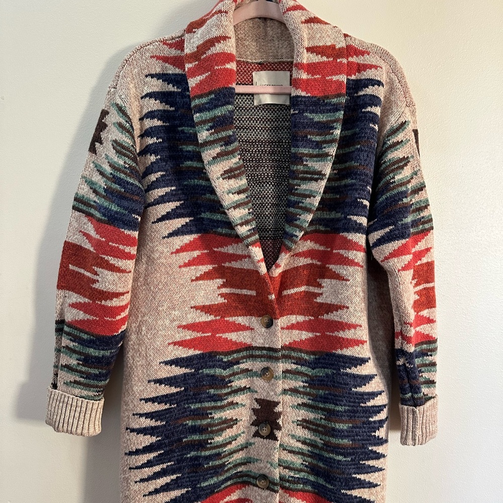 Lucky Brand Southwestern Cardigan Sweater